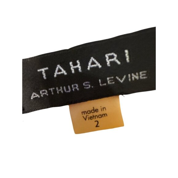 Tahari ASL Yellow/Charcoal Color block Sheath Dress Size 2, NWT MSRP $128 - Picture 5 of 8